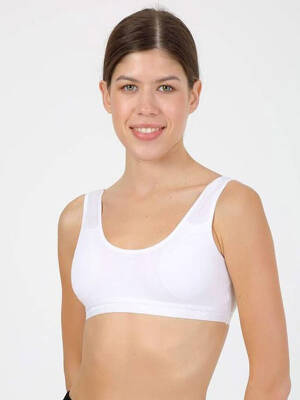 BAYAN GENİŞ ASKILI PEDLİ BÜSTİYER PAMUKLU - 2