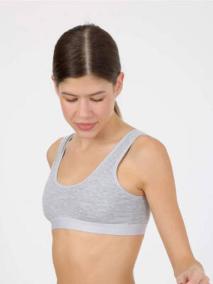 BAYAN GENİŞ ASKILI PEDLİ BÜSTİYER PAMUKLU - 4