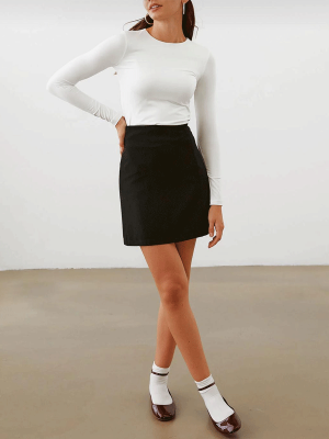 BAYAN UZUN KOLLU SIFIR YAKA BASIC BODY - 3