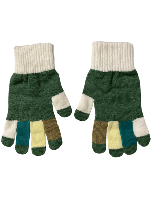 ERKEK ÇOCUK RENK BLOK KIŞLIK ELDİVEN ÖRGÜ - 8