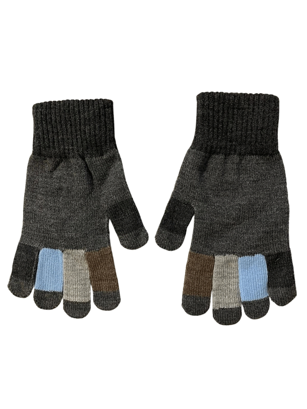 ERKEK ÇOCUK RENK BLOK KIŞLIK ELDİVEN ÖRGÜ - 12
