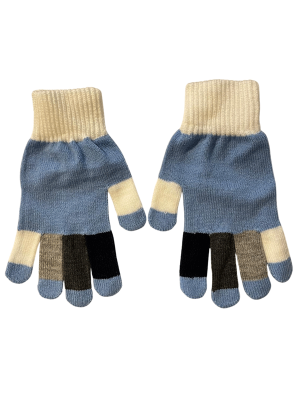 ERKEK ÇOCUK RENK BLOK KIŞLIK ELDİVEN ÖRGÜ - 13