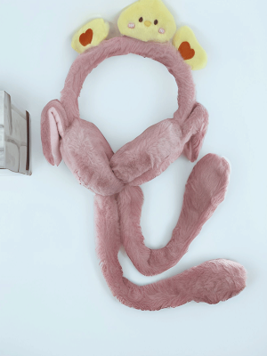 ÇOCUK FİGÜRLÜ BASMALI KIŞLIK KULAKLIK 211250 - 6