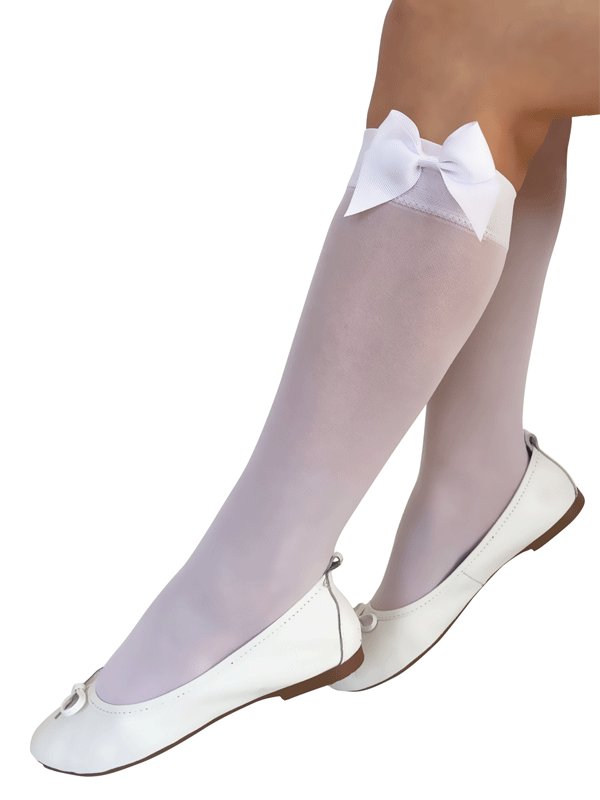 KIZ ÇOCUK FİYONK DETAYLI MİCRO DİZALTI ÇORAP - 3