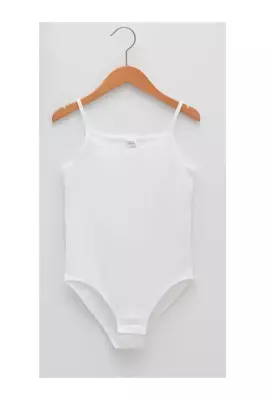 KIZ ÇOCUK İP ASKILI ÇITÇITLI BODY 4523 - 1