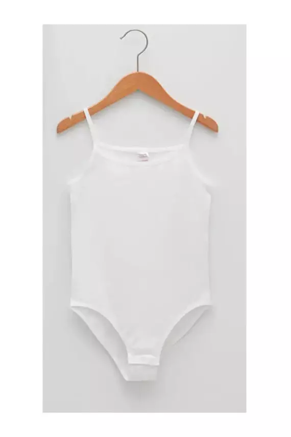 KIZ ÇOCUK İP ASKILI ÇITÇITLI BODY 4523 - 1