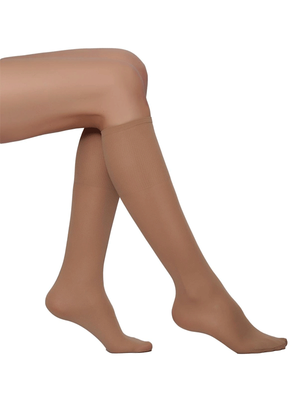 LASTİĞİ SIKMAYAN ORTA KALINLIK DİZALTI ÇORAP COMFORT - 4