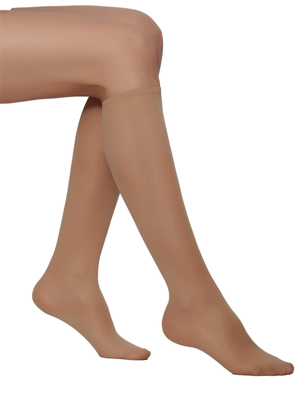 LASTİĞİ SIKMAYAN ORTA KALINLIK DİZALTI ÇORAP COMFORT - 7