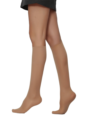 LASTİĞİ SIKMAYAN ORTA KALINLIK DİZALTI ÇORAP COMFORT - 8