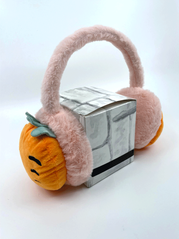 MEYVE FİGÜRLÜ ÇOCUK PELUŞ ISITICI KULAKLIK - 10