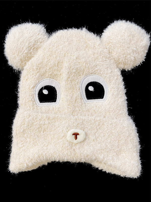 YUMUŞ AYICIK FİGÜRLÜ ÇOCUK BERE 151225 - 1