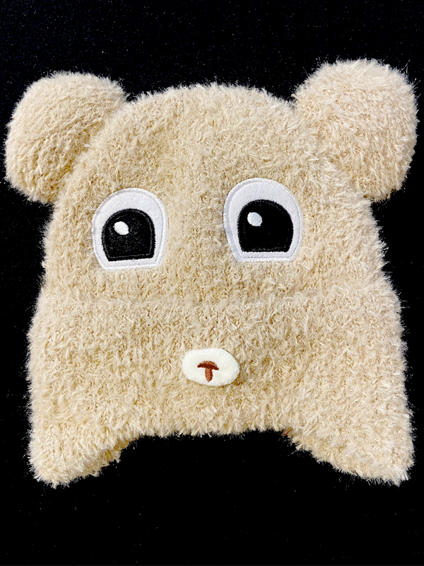 YUMUŞ AYICIK FİGÜRLÜ ÇOCUK BERE 151225 - 2