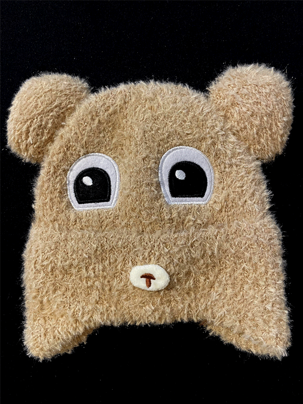 YUMUŞ AYICIK FİGÜRLÜ ÇOCUK BERE 151225 - 4