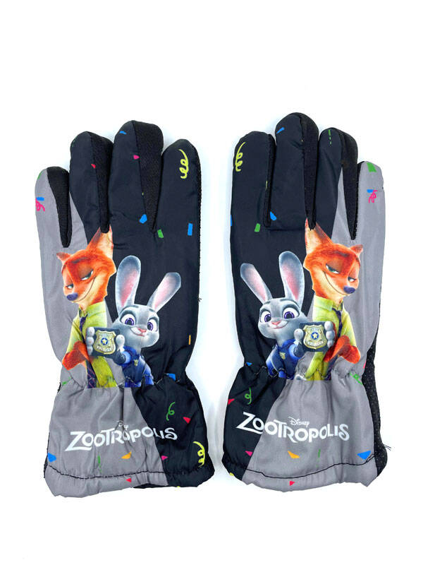 ZOOTROPOLIS BASKILI ÇOCUK ŞİŞME ELDİVEN 220225 - 1