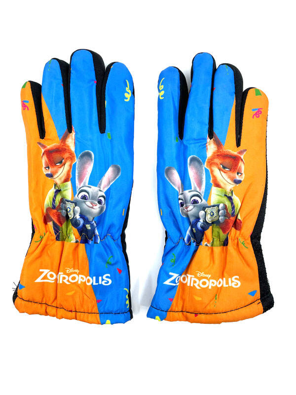 ZOOTROPOLIS BASKILI ÇOCUK ŞİŞME ELDİVEN 220225 - 2