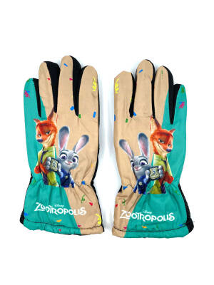 ZOOTROPOLIS BASKILI ÇOCUK ŞİŞME ELDİVEN 220225 - 3